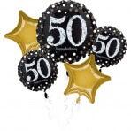 LufiParty Fólia Lufi Szett 50. Születésnap 5db-os