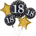 LufiParty Fólia lufi szett Csillogó 18. Születésnap