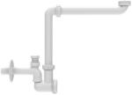 HL HL137N-BV/30 helytakarékos mosdószifon DN32x5/4" rozettával, légbeszívó szeleppel 1 (HL137N-BV/30)