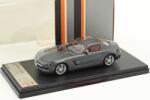 IXO Macheta Mercedes benz sls amg 2011 editie limitata matt grey cu elemente transparente si interior rosu scara 1/43 (JPT)