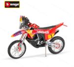 Bburago Macheta motocicleta 2023 gasgas rx450f #1 Raliul Dakar 2023 scara 1/18 rosu si galben (JPT)