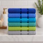 Kotonia Home Set 6 prosoape baie Kotonia Home, 50x90 cm, 100% bumbac, 420gmp, multicolor - 02 (004891) Prosop
