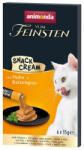 Animonda Vom Feinsten Snack Cream cu pui și iarbă pentru pisici 6x15 g gustare cremoasă pentru pisici