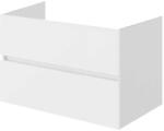 Fluminia Mobilier pentru lavoar pe blat, Fluminia, Genova, 80 cm, alb lucios (GENOVA82-BL-GW)