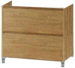 Fluminia Mobilier stativ pentru lavoar, Fluminia, Lizi, 80 cm, rovere naturale (LIZI82-RN)