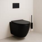 Inspiro Design Marabello Black matt fekete fali WC ülőkével, tornádó öblítéssel (FWCNUBL)