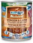 Happy&Fit Natural Dog Konzerv Szarvas&bárány sütőtökkel 800g - webshop