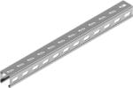 BAKS 640760 C-SÍN (profilsín) 50×50×3, 0 mm 6 m/szál szalaghorganyzott CTMT50H50/6 szerelősín, kábelvezetési elemek rögzítéséhez (640760)