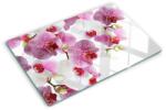 tulup Edzett üveg vágódeszka, Tulup, Orchidea, Rózsaszín, 80x52 cm, 010010520060000006221 (010010520060000006221)