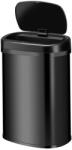 Juskys Coș de gunoi inteligent 50L, negru, capac automat, formă dre (300633) Cos de gunoi
