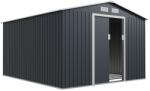 Juskys Șopron metalic antracit pentru grădină 15 m³, uși largi, 282 (21052)
