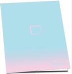 PULSE Füzet, tűzött, A5, kockás, 52 lap, PULSE „Pastel Colours (PL222173)
