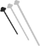 UrethralPlay Dildó Szilikon hullámos felület 18 cm fekete