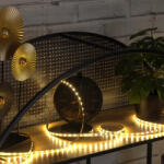 Delux LED-szalag (fénycsík) 60 LED meleg fehér 4, 8 W/fm, 240 lm/m, 2700 K melegfehér, 12 V DC (DEL1144)