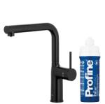 Armatura Duero Pure Move baterie de bucatarie cu filtru pe picior negru 6623-423-81 (662342381)