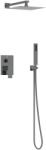 BALNEO Cascade set de duș ascuns cu duș de ploaie grafit H0301070607 (H0301070607)
