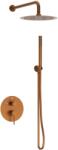 BALNEO Cascade set de duș ascuns cu duș de ploaie cupru H0301050606 (H0301050606)