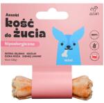 AZANKI Hypoallergenic bone made of deer skin with rabbit and flaxseed MINI - dog treat - 10 cm