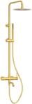 BALNEO Cascade set de duș perete cu duș de ploaie auriu H0301040505 (H0301040505)