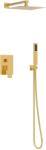 BALNEO Cascade set de duș ascuns cu duș de ploaie auriu H0301030607 (H0301030607)
