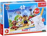 Trefl Puzzle Trefl din 15 piese - Patrula Cățelușilor: Căței Fericiți (93140) Puzzle