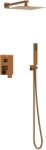 BALNEO Cascade set de duș ascuns cu duș de ploaie cupru H0301050607 (H0301050607)