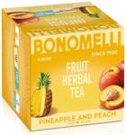 Bonomelli Ceai de fructe cu ananas și piersică, 12 plicuri, Bonomelli
