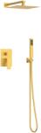 BALNEO Cascade set de duș ascuns cu duș de ploaie auriu H0301040607 (H0301040607)