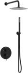 BALNEO Cascade set de duș ascuns cu duș de ploaie negru H0301060606 (H0301060606)