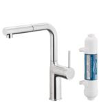 Armatura Duero Pure Move baterie de bucatarie cu filtru pe picior inox 6623-422-22 (662342222)