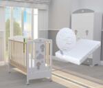 Bambino Casa Pătuț pentru bebeluși Bambino Casa - Giochi divertenti, Naturale fix + cadou saltea Primavera Baby Luxe (202528)