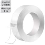 M&G Bandă adezivă cu două fețe, gel Nano Magic M&G 24 mm x 3 m