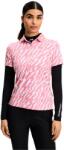 J. Lindeberg Tour Tech Print Polo Oak Flamingo Női póló L
