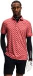 J. Lindeberg Tour Tech Print Polo Bridge Stack Apple Butter Férfipóló L