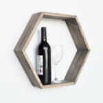  Hanah Home Wall Shelf Walnut Aa047