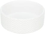 TRIXIE Castron ceramic pentru caini pisici Trixie Alb 0, 4 l 13 cm