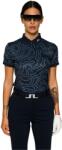 J. Lindeberg Tour Tech Print Polo Topo Navy Női póló M