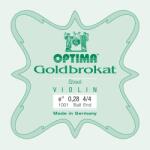 Optima Goldbrokat E 4/4 Extra Strong Ball End E1 Corzi pentru vioară (O1001EST)