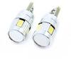 Carguard LED izzó T10, 12V, 3W, 6000K, 180lm, CAN-Bus, 6 LED COB, 2db/bliszter Off Road CAN120 (120)