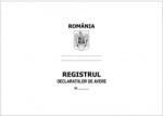 Registru declarații avere copertă imitație piele 100 file (SS31)