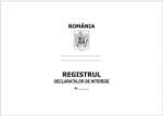  Registru declarații interese copertă imitație piele 100 file (SS32)