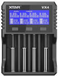 XTAR VX4 Set - akkumulátor töltő: Li-ion, Ni-MH, LiFeP04 akkumulátorokhoz, tartozék PD adapter (vx4s)