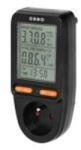 ORNO OR-WAT-435/B, 3 soros, fogyasztásmérő, LCD kijelzővel, fekete (OR-WAT-435/B)