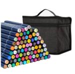 Deli Markere sketching cu 2 capete 1 mm/6 mm, 80 buc/set, Finenolo DELI (DLEC184-80)