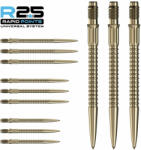 Mission darts fémhegy Mission R2.5 Rapid Points - GV1 arany, 35mm