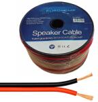 Hangszórókábel piros-fekete CCA 2x1, 0mm2 /méter