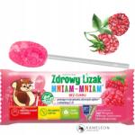 Zdrowy Lizak Málna Nyalóka málna ízű C- és D-vitamin 20db Cukormentes Starpharma Nyami