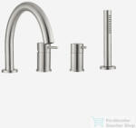 Webert ELIO STEEL peremre szerelhető kádcsaptelep, rozsdamentes acél EA850701.440 (EA850701440)