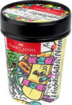 Faber-Castell Szövegkiemelő készlet 1-5mm vágott, papír pohárban Faber-Castell 46 fluoreszkáló 10klf. szín (FC254695) - officefirst
