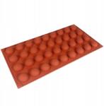 Eurobatt Szilikon Forma csokoládé gömbök félgömbök egyrészes Áldozás 2, 8 cm (5904800111681)